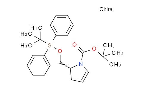 DY248N31 | 2702332-95-2 | (R)-tert-Butyl 2-(((tert-butyldiphenylsilyl)oxy)methyl)-2,3-dihydro-1H-pyrrole-1-carboxylate