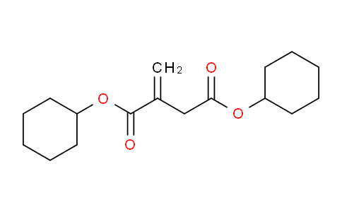 15700-62-6 | Butanedioic acid, methylene-, dicyclohexyl ester