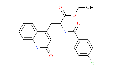 452322-61-1 | 2-(4-氯苯甲酰氨基)-3-(2-氧代-1,2-二氢喹啉-4-基)丙酸乙酯