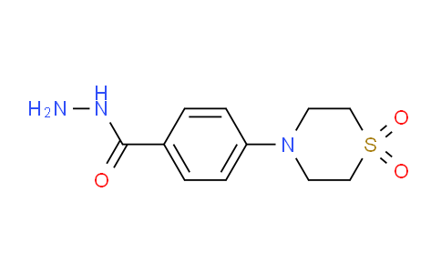 677749-58-5 | 4-(1,1-dioxo-1lambda6-thiomorpholin-4-yl)benzohydrazide