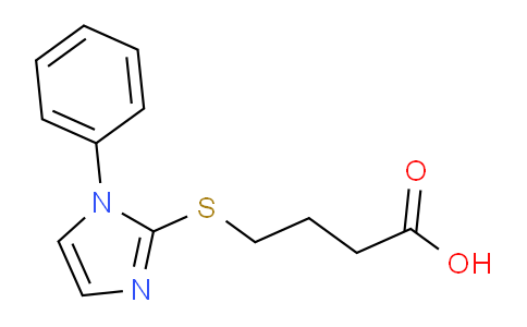 478046-25-2 | BUTANOIC ACID, 4-[(1-PHENYL-1H-IMIDAZOL-2-YL)THIO]-