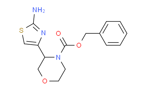 1823822-55-4 | Benzyl 3-(2-aminothiazol-4-yl)morpholine-4-carboxylate