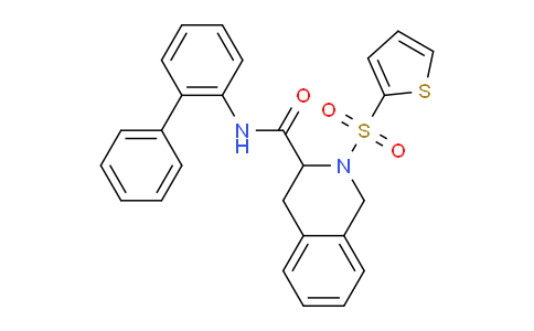 384371-35-1 | N-([1,1'-联苯]-2-基)-2-(噻吩-2-基磺酰基)-1,2,3,4-四氢异喹啉-3-甲酰胺