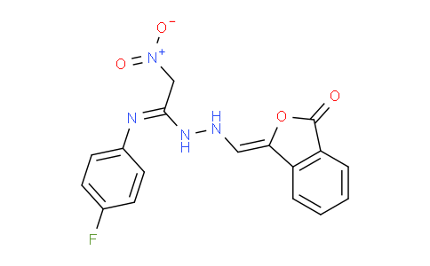477852-79-2 | N''-(4-フルオロフェニル)-2-ニトロ-N'-{3-オキソ-2-ベンゾフラン-1(3H)-イリデンメチル}エタンイミドヒドラジド