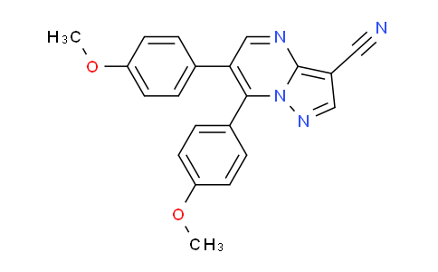 MC24F215 | 632361-67-2 | 6,7-双(4-甲氧苯基)吡唑并[1,5-A]嘧啶-3-腈