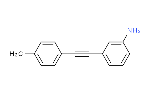 79259-56-6 | BENZENAMINE, 3-[(4-METHYLPHENYL)ETHYNYL]-