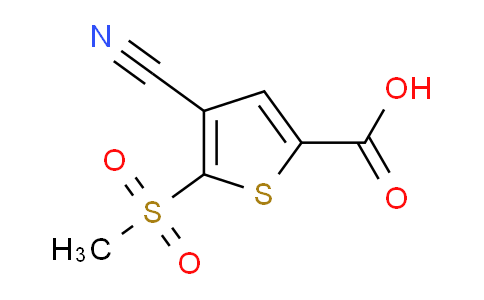 DY24M649 | 1780608-72-1 | 4-Cyano-5-(methylsulfonyl)thiophene-2-carboxylic acid