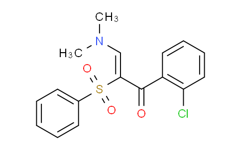 DY24N064 | 344267-05-6 | (2Z)-2-(benzenesulfonyl)-1-(2-chlorophenyl)-3-(dimethylamino)prop-2-en-1-one