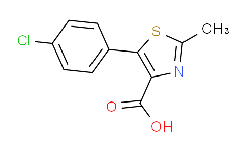 475106-47-9 | 5-(4-氯苯基)-2-甲基-1,3-噻唑-4-羧酸