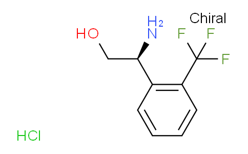 CAS No. 1391449-79-8, (S)-2-Amino-2-(2-(trifluoromethyl)phenyl)ethan-1-ol hydrochloride