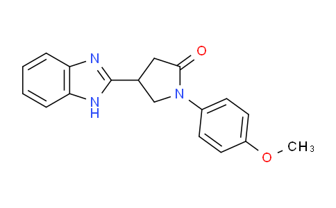 491874-25-0 | 4-(1H-1,3-苯并二唑-2-基)-1-(4-甲氧基苯基)吡咯烷-2-酮