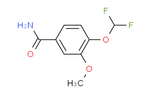 446267-55-6 | 4-(二氟甲氧基)-3-甲氧基苯甲酰胺