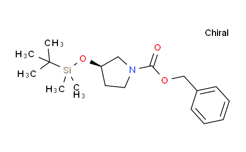 DY24W149 | 150931-62-7 | (R)-Benzyl 3-((tert-butyldimethylsilyl)oxy)pyrrolidine-1-carboxylate