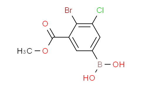 2788844-97-1 | (4-溴-3-氯-5-(甲氧羰基)苯基)硼酸
