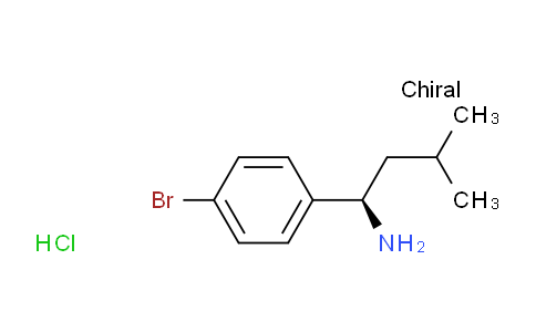 2241594-10-3 | (R)-1-(4-溴苯基)-3-甲基丁-1-胺盐酸盐