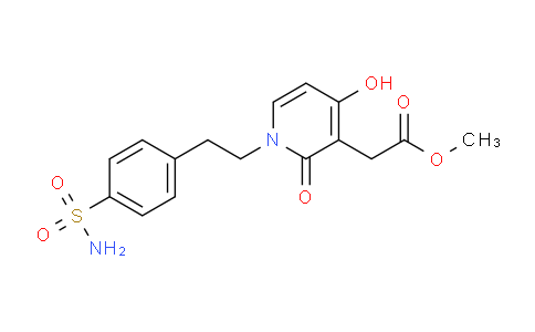 MC24Z727 | 477864-40-7 | methyl 2-{4-hydroxy-2-oxo-1-[2-(4-sulfamoylphenyl)ethyl]-1,2-dihydropyridin-3-yl}acetate