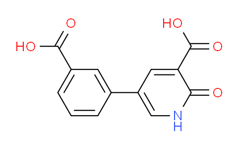 1261998-67-7 | 3-Pyridinecarboxylic acid, 5-(3-carboxyphenyl)-1,2-dihydro-2-oxo-