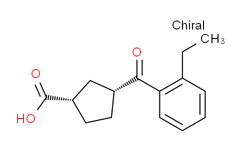 732252-49-2 | 顺式-3-(2-乙基苯甲酰)环戊烷-1-羧酸