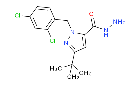 306937-07-5 | 1H-Pyrazole-5-carboxylicacid, 1-[(2,4-dichlorophenyl)methyl]-3-(1,1-dimethylethyl)-, hydrazide