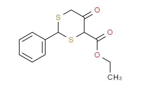 93139-59-4 | ethyl 5-oxo-2-phenyl-1,3-dithiane-4-carboxylate