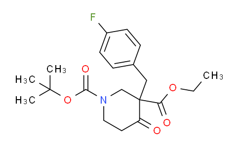 193273-89-1 | Ethyl N-Boc-3-(4'-fluorobenzyl)-4-Oxopiperidine-3-carboxylate