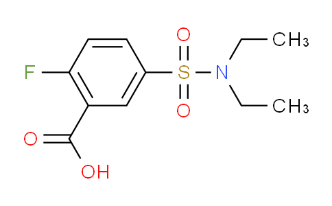 61953-39-7 | 5-(diethylsulfamoyl)-2-fluorobenzoic acid