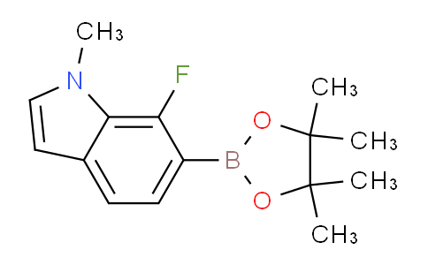 DY253B90 | 936901-96-1 | 7-Fluoro-1-methyl-6-(4,4,5,5-tetramethyl-1,3,2-dioxaborolan-2-yl)-1H-indole