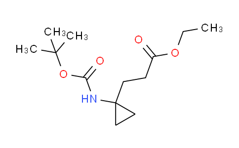 307976-19-8 | Ethyl 3-(1-((tert-butoxycarbonyl)amino)cyclopropyl)propanoate
