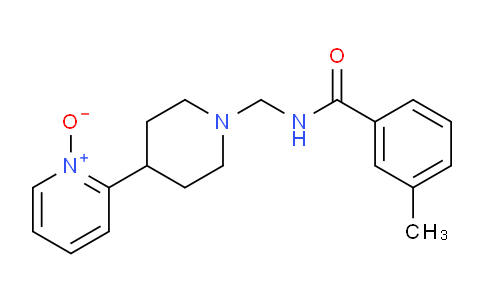 630119-43-6 | Benzamide, 3-methyl-N-[[4-(1-oxido-2-pyridinyl)-1-piperidinyl]methyl]-