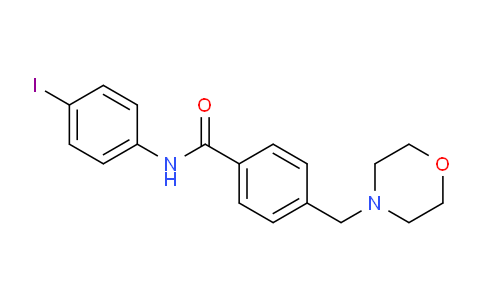 DY255A67 | 333357-56-5 | Benzamide, N-(4-iodophenyl)-4-(4-morpholinylmethyl)-