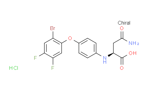 2450268-84-3 | N-​[4-​(2-​bromo-​4,​5-​difluorophenoxy)​phenyl]​-L-​Asparagine hydrochloride