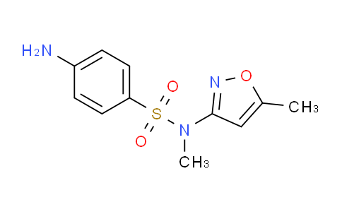 51543-31-8 | 4-Amino-N-methyl-N-(5-methyl-1,2-oxazol-3-yl)benzenesulfonamide