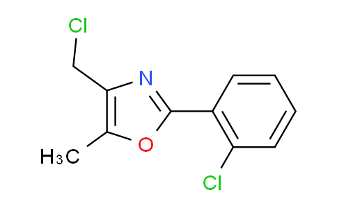 475481-96-0 | 4-(Chloromethyl)-2-(2-chlorophenyl)-5-methyl-1,3-oxazole