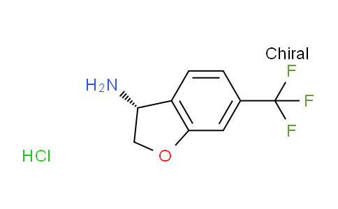 2682097-31-8 | (R)-6-三氟甲基-2,3-二氢苯并呋喃-3-胺盐酸盐