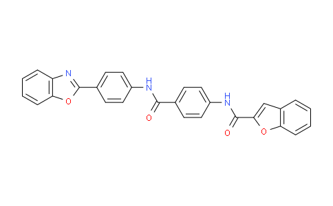 423148-46-3 | N-[4-[[4-(1,3-benzoxazol-2-yl)phenyl]carbamoyl]phenyl]-1-benzofuran-2-carboxamide