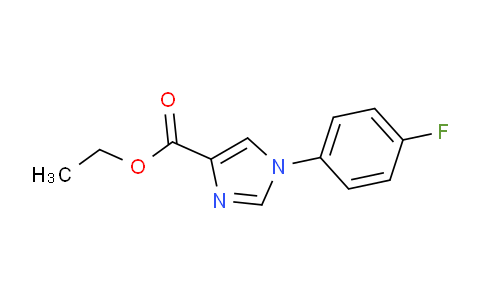CAS No. 114067-93-5, 1-(4-Fluoro-phenyl)-1H-imidazole-4-carboxylic acid ethyl ester
