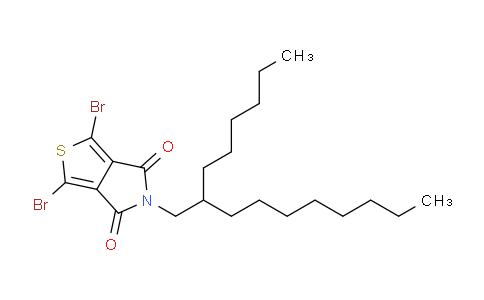 1234306-57-0 | 1,3-二溴-5-(2-己基癸基)-4H-噻吩并[3,4-c]吡咯-4,6(5H)-二酮