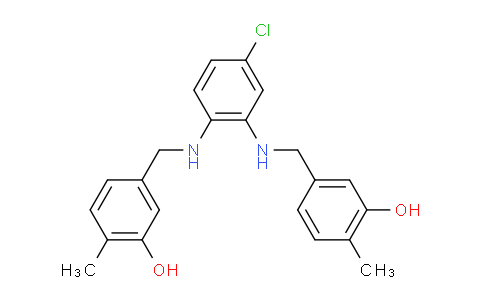 DY258F15 | 2863686-81-9 | 5-[[4-Chloro-2-[(3-hydroxy-4-methylphenyl)methylamino]anilino]methyl]-2-methylphenol