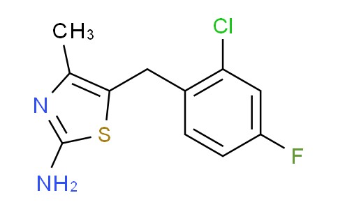 DY258F28 | 1153775-54-2 | 5-(2-Chloro-4-fluoro-benzyl)-4-methyl-thiazol-2-ylamine