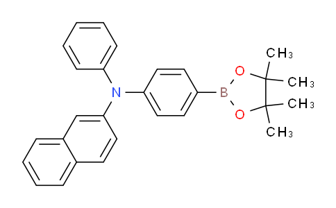 1347758-75-1 | N-Phenyl-N-(4-(4,4,5,5-tetramethyl-1,3,2-dioxaborolan-2-yl)phenyl)naphthalen-2-amine