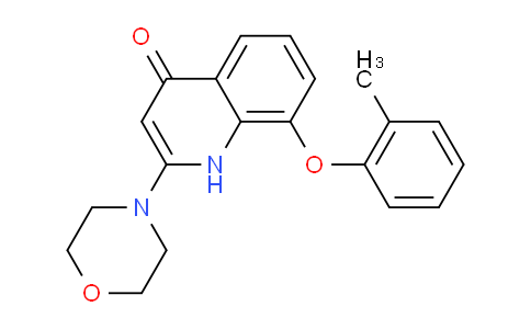 351071-62-0 | 4(1H)-喹啉酮，8-(2-甲基苯氧基)-2-(4-吗啉基)-