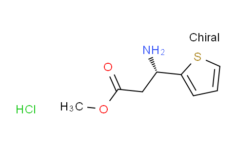 1245606-69-2 | (S)-3-氨基-3-(噻吩-2-基)丙酸甲酯盐酸盐
