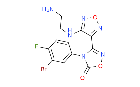 1204670-56-3 | 3-(4-((2-aminoethyl)amino)-1,2,5-oxadiazol-3-yl)-4-(3-bromo-4-fluorophenyl)-1,2,4-oxadiazol-5(4H)-one