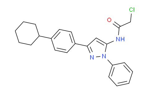 956374-40-6 | 2-chloro-N-3-(4-cyclohexylphenyl)-1-phenyl-1H-pyrazol-5-ylacetamide