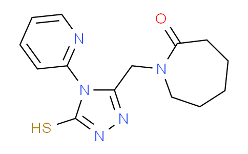 790272-08-1 | 1-{4-(pyridin-2-yl)-5-sulfanyl-4H-1,2,4-triazol-3-ylmethyl}azepan-2-one