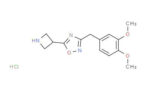 DY259N39 | 1426291-39-5 | 5-Azetidin-3-yl-3-(3,4-dimethoxybenzyl)-1,2,4-oxadiazole hydrochloride