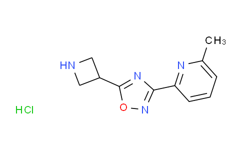 DY259W35 | 1426290-96-1 | 2-(5-Azetidin-3-yl-1,2,4-oxadiazol-3-yl)-6-methylpyridine hydrochloride