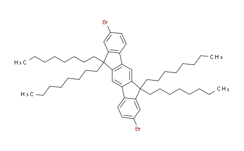 264281-45-0 | 2,8-Dibromo-6,6,12,12-tetraoctyl-6,12-dihydroindeno[1,2-b]fluorene