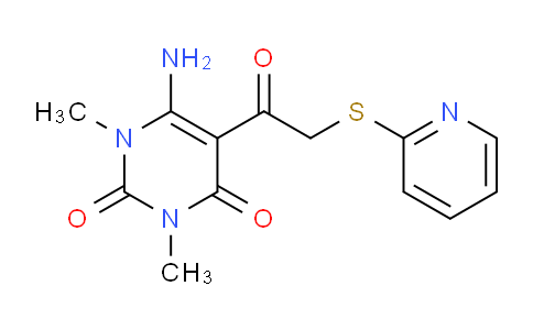 DY25A616 | 863421-32-3 | 6-Amino-1,3-dimethyl-5-[2-(pyridin-2-ylsulfanyl)acetyl]-1,2,3,4-tetrahydropyrimidine-2,4-dione