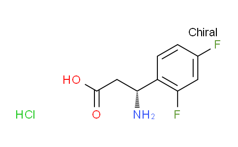 1354970-81-2 | (3R)-3-amino-3-(2,4-difluorophenyl)propanoic acid hydrochloride